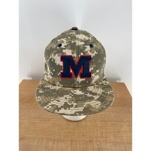 Nike Ole Miss True Digital Camo Baseball Cap Men's Size 6 3/4 54cm